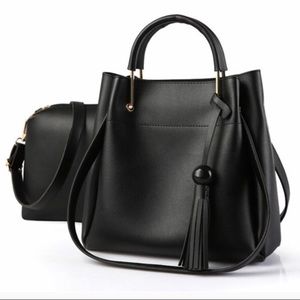 ‼️BOGO FREE Tassell tote bag, 2/1, vegan leather